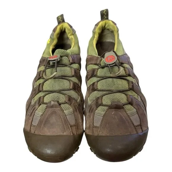 Merrell Women's Caper Canteen Brown Green Trail Hiking Shoes Sneakers 8 - Picture 4 of 6